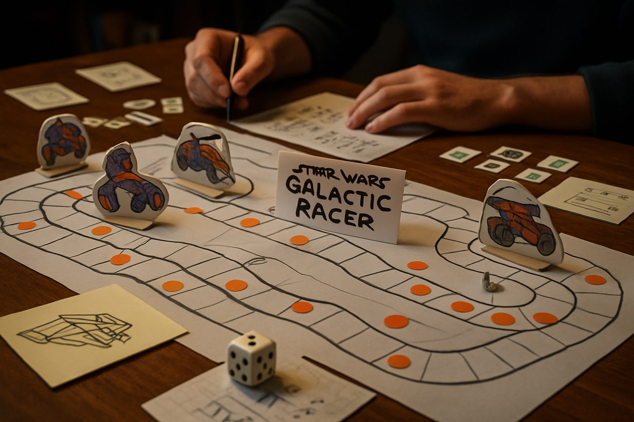Star Wars Galactic Racer сначала сделали настолкой